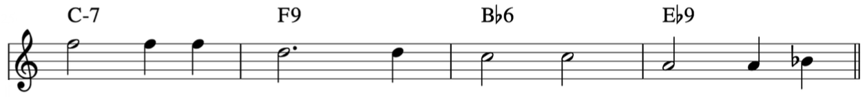 A Foggy Day lead sheet