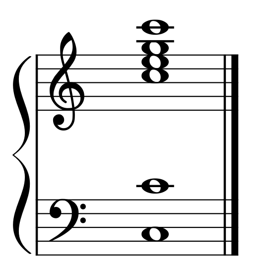 Original chord, C major