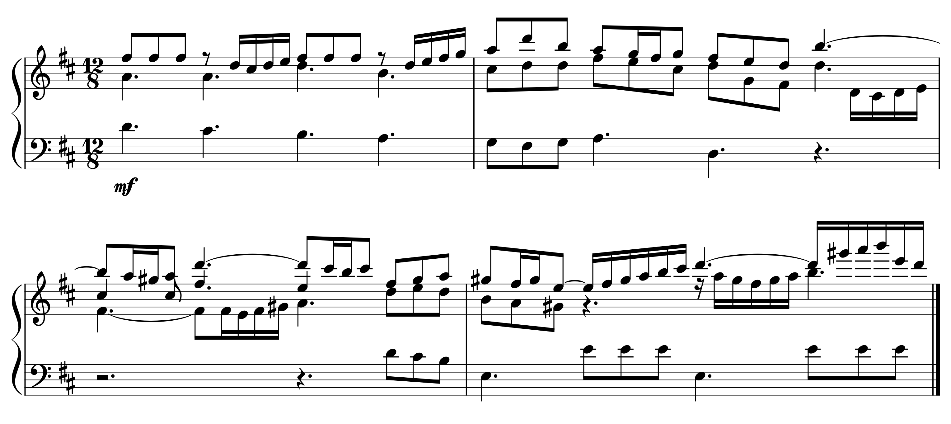 Vergnügte Ruh carillon arrangement