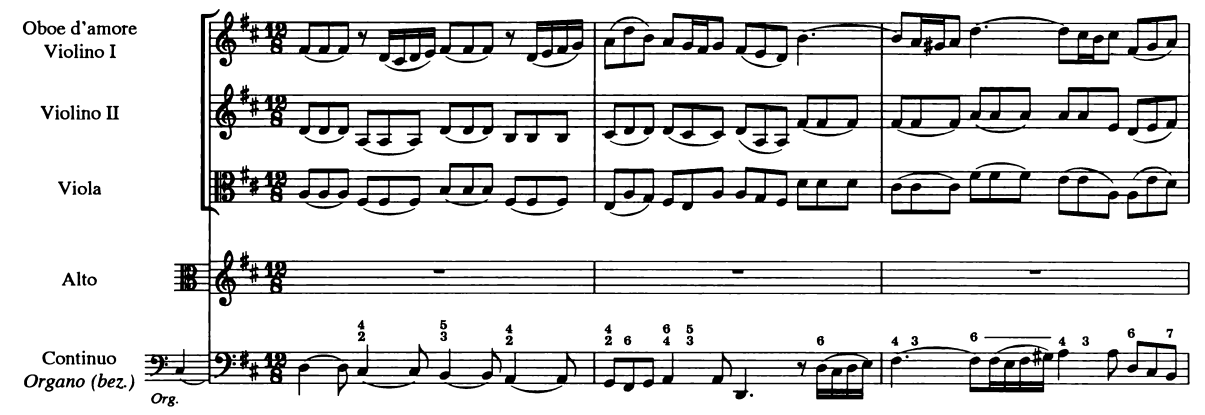 Vergnügte Ruh original score