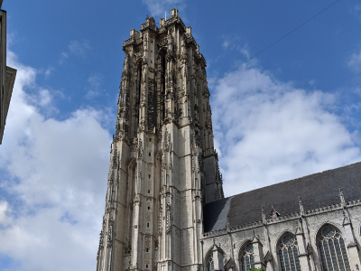 Carillon tower with louvres - St. Rombouts Cathedral